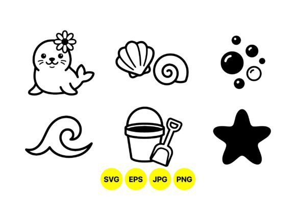 Download Cute Sea Animal Clipart Set - Premium Resources
