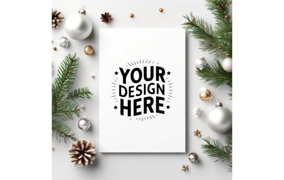 Download Christmas Greeting Card Mockup 179 - Christmas greeting card Collection