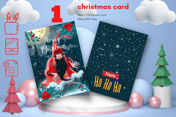 Download Merry Christmas Greeting Card Krampus - Christmas greeting card Collection